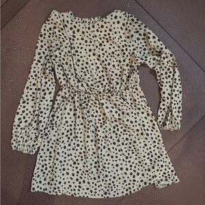 Mint Green and Polka Dot Long Sleeve Dress